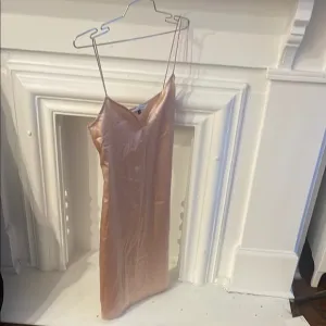 - Chic Blush Silk Slip Dress DVF 100 percent silk sz6