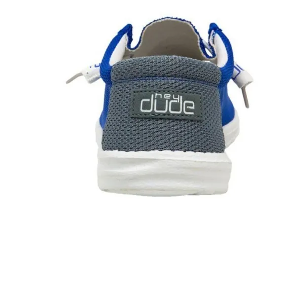 -l Hey Dude Wally Mens Sox Go Blue Shoes