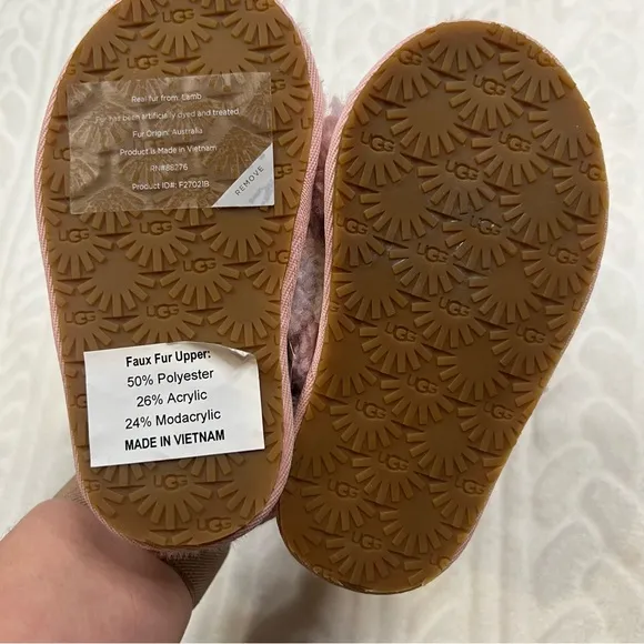 🌸 *NEW* Ugg - Baby Girls Fluff Yeah Slide Slippers