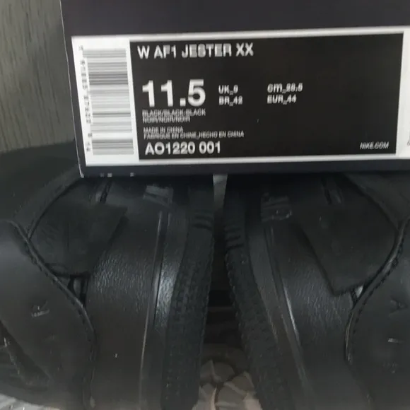 • NIKE AF1 JESTER XX black/black-black WMNS