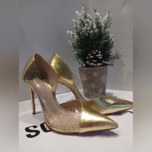 🆕️ Schutz - Luxury Cheslie Leather and Vinyl d'Orsay Pumps! ❤️