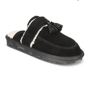 - Style &amp; Co LANEYY TASSEL LEATHER  SLIPPERS slip on Women's Shoes size 8M