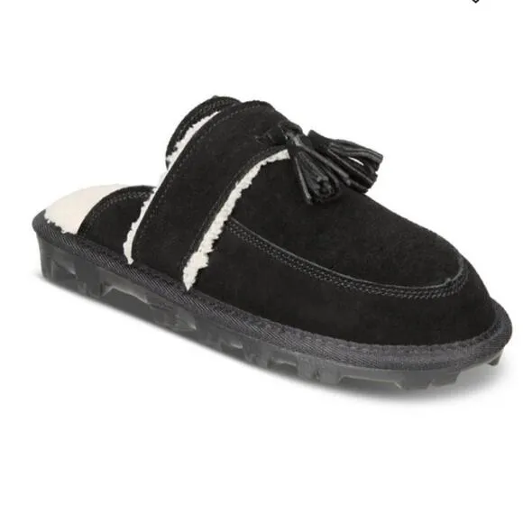 - Style &amp; Co LANEYY TASSEL LEATHER  SLIPPERS slip on Women's Shoes size 8M
