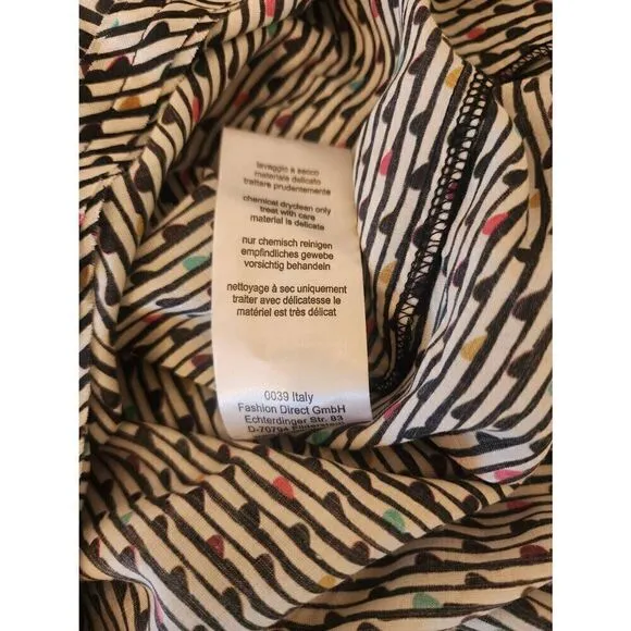 0039 Italy viscose shirt dress size xs