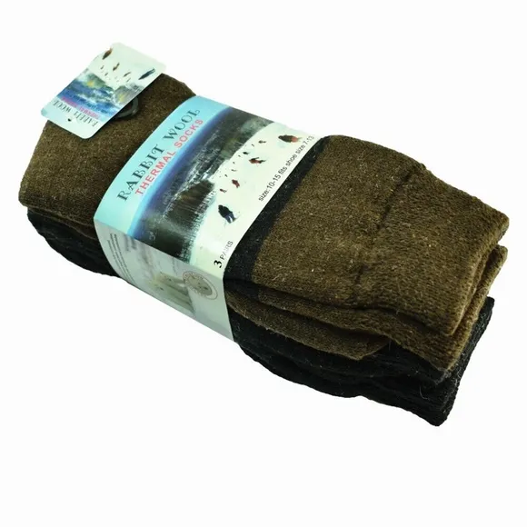 12 Pair Winter Rabbit Wool Thermal socks for Men