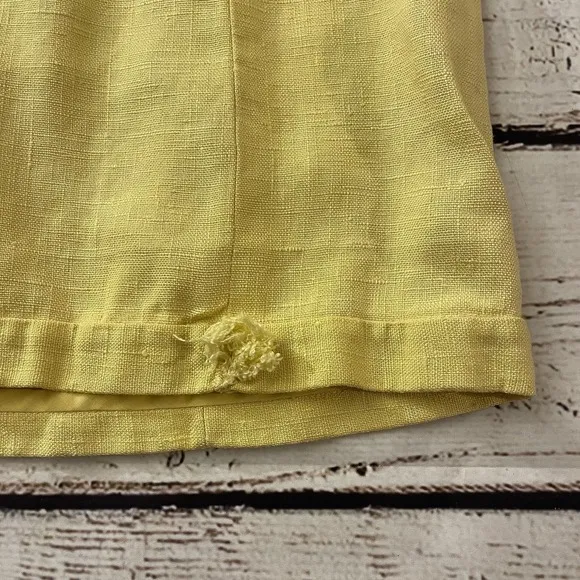 1960s Sloat by Moygashel Dress 100% Linen Woven in Ireland Mad Men Minimalist M
