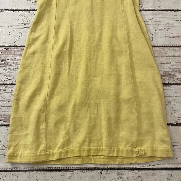 1960s Sloat by Moygashel Dress 100% Linen Woven in Ireland Mad Men Minimalist M