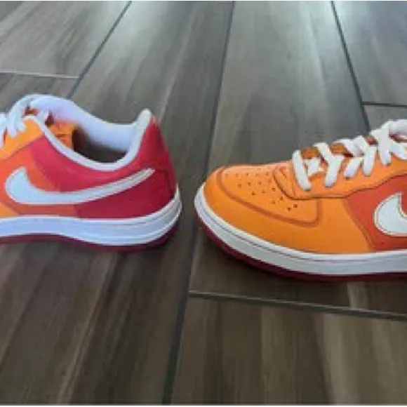 2007 Nike Air Force 1 Low Orange Peel 13.5C (kids) Patterson Square Garden