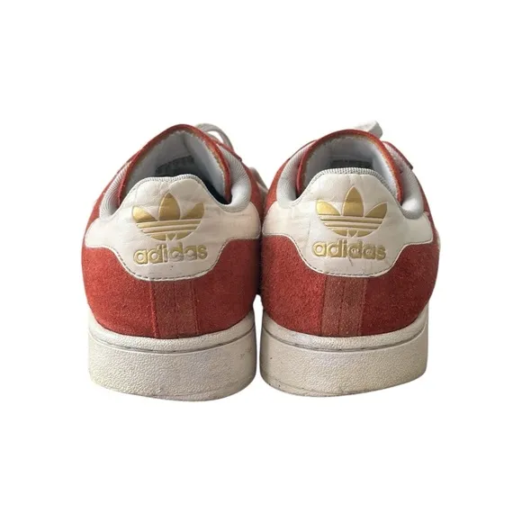 2011 Adidas Campus Suede Sneakers in Washed Red G22963 Men’s 10 Vintage Retro