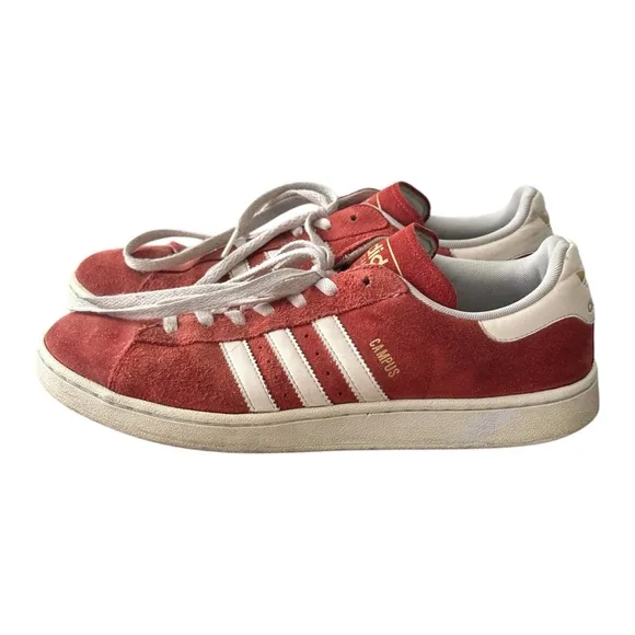 2011 Adidas Campus Suede Sneakers in Washed Red G22963 Men’s 10 Vintage Retro