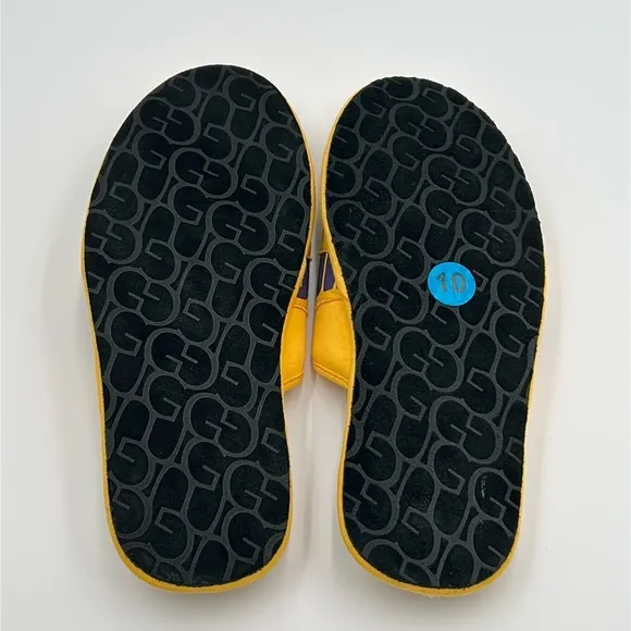 2097- UGG Men’s Slippers Lamb Fur Size 10 NWT