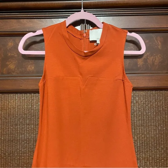 3.1 Phillip Lim Fitted Minimalist Sleeveless Bodycone Mini Dress Size 0