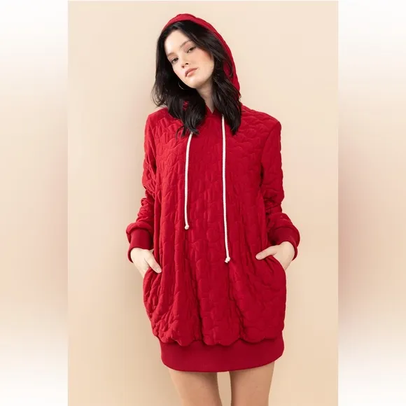 42 Fabulous Quilted Dress with Hoodie