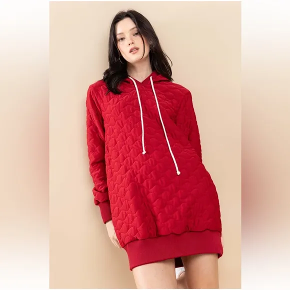 42 Fabulous Quilted Dress with Hoodie