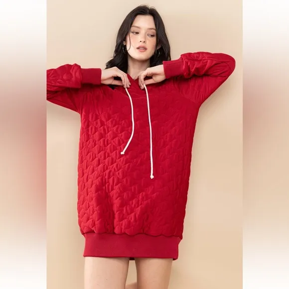 42 Fabulous Quilted Dress with Hoodie