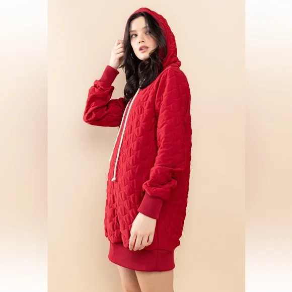 42 Fabulous Quilted Dress with Hoodie