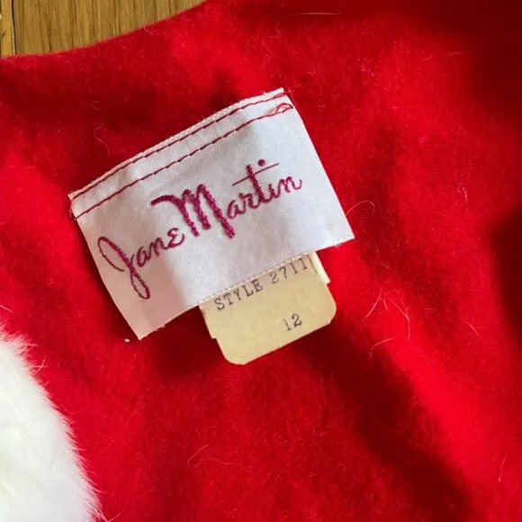 50s-60s Holiday Robe and Slipper Set