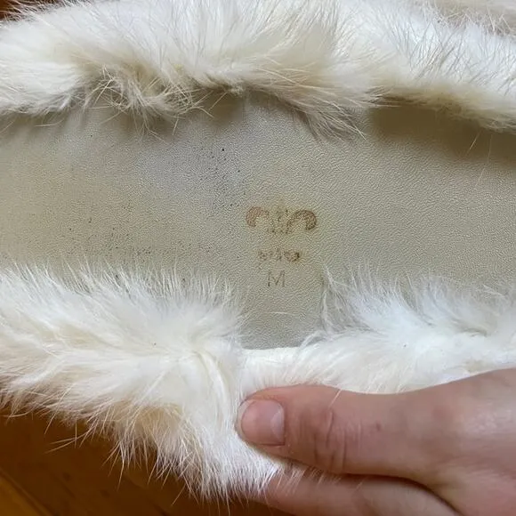 50s-60s Holiday Robe and Slipper Set
