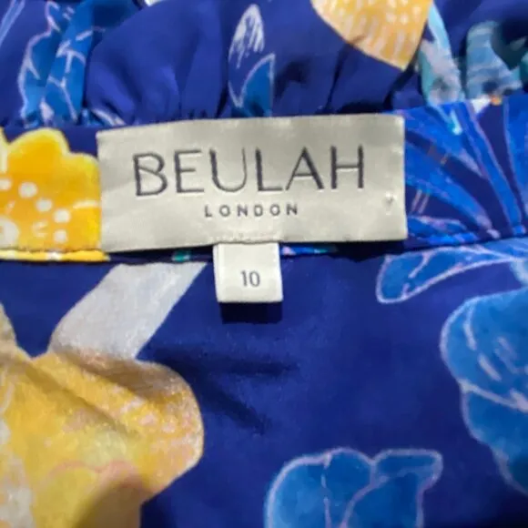 7) Beulah Old Money Luxury Fairy Boho Silk Occasion Wedding Shirtdress Dress 10