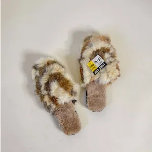 70s Vintage Angora Fur Slippers Deadstock with tags 8.5/9w