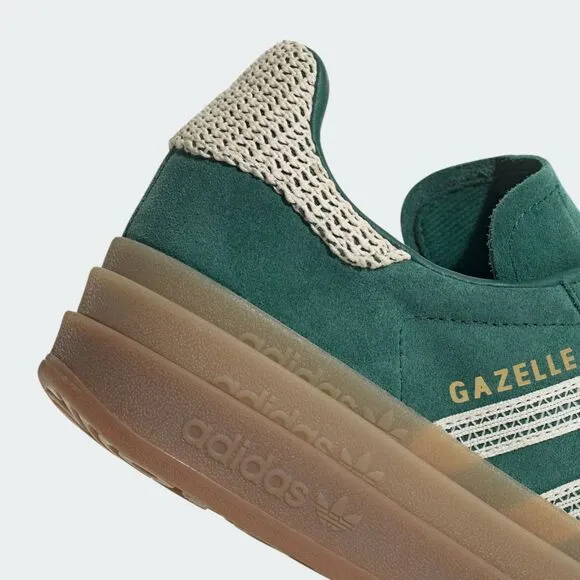 8.5W / 7.5M - [NEW] Women's adidas Gazelle Bold Shoes 'Green' JS3358