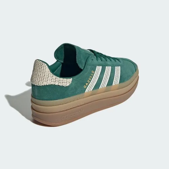 8.5W / 7.5M - [NEW] Women's adidas Gazelle Bold Shoes 'Green' JS3358