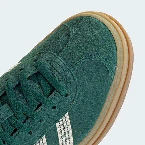 8.5W / 7.5M - [NEW] Women's adidas Gazelle Bold Shoes 'Green' JS3358