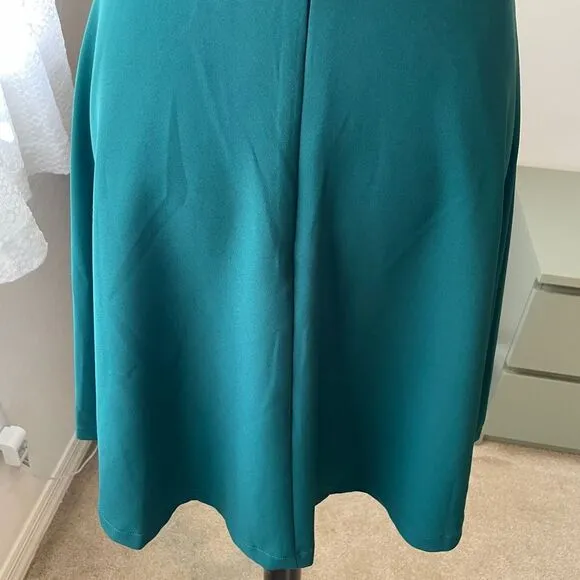 Adelyn Rea/Teal Dress/Sml/ cut out ruffle