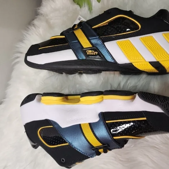 Adidas Agent GIL Restomod GY6479 Basketball Shoes Core Black Gold size11 New