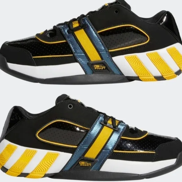 Adidas Agent GIL Restomod GY6479 Basketball Shoes Core Black Gold size11 New