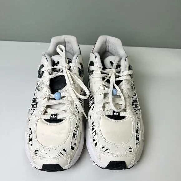 Adidas Astir Butterfly Athletic Sneakers Black White 9.5