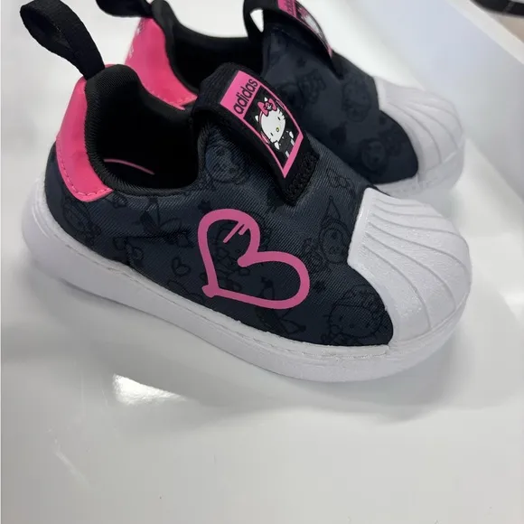 Adidas baby Shoes - Minnie Mouse Black and Pink