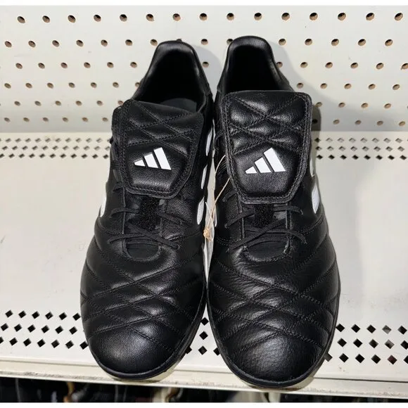 Adidas Copa Gloro TF Mens Leather Indoor Soccer Turf Shoes Size 13 Black White