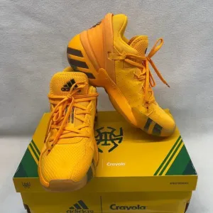 Adidas Crayola‎ x D.O.N. Issue #2 Solar Gold Basketball Sneakers Shoes Size 8