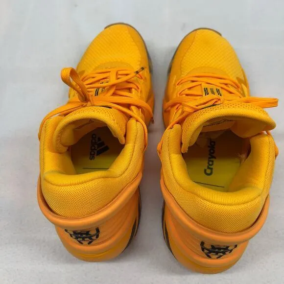 Adidas Crayola‎ x D.O.N. Issue #2 Solar Gold Basketball Sneakers Shoes Size 8