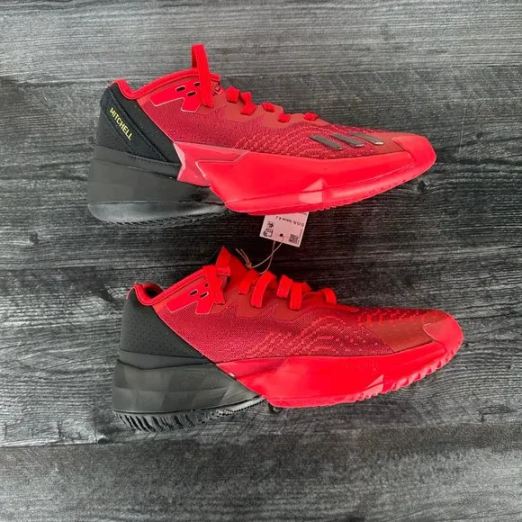 Adidas‎ - D.O.N. Issue 4 - Basketball Shoes - (Red/Black) - Kids Size 7