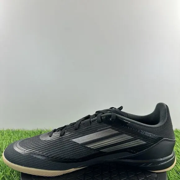 Adidas F50 League IN Men Size 10.5 Black Gum Indoor Soccer Shoes IF1332 NEW