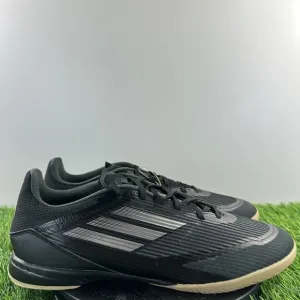 Adidas F50 League IN Men Size 10.5 Black Gum Indoor Soccer Shoes IF1332 NEW