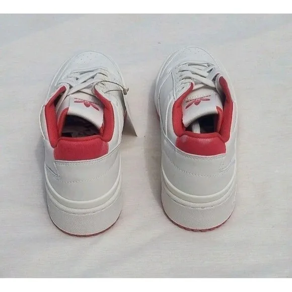 Adidas Forum Bold J Shoes Cloud White Red Unisex Youth Size 6 NEW