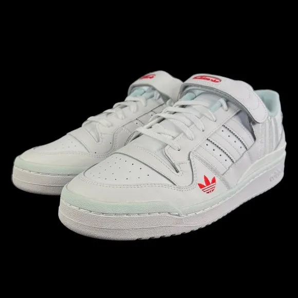 Adidas Forum Low Cloud White Almost Blue Shoes HQ4537 Men's Sizes 11.5 - 13