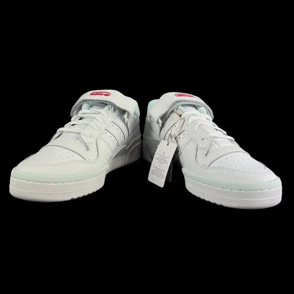 Adidas Forum Low Cloud White Almost Blue Shoes HQ4537 Men's Sizes 11.5 - 13