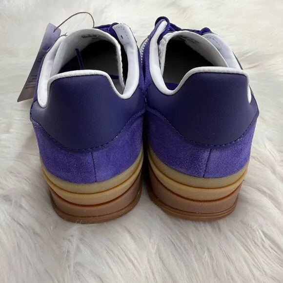 Adidas Gazelle Bold Low Womens Sportswear Shoes Purple IE0419 NEW Multi Sz