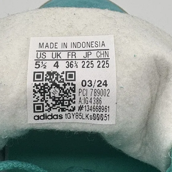 Adidas Gazelle Bold Mint Rush/Orange Womens‎ Platform Shoes IG4386 NEW Size 5.5