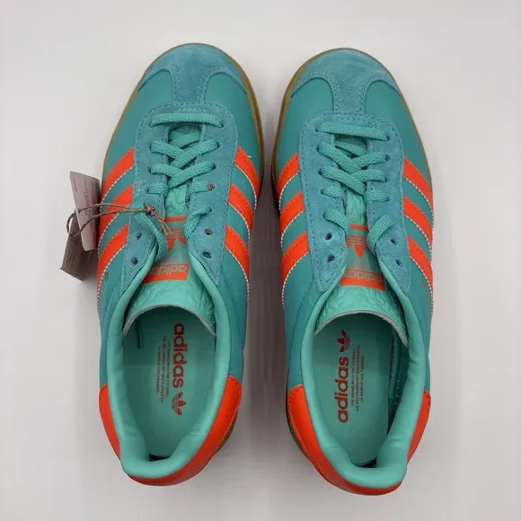 Adidas Gazelle Bold Mint Rush/Orange Womens‎ Platform Shoes IG4386 NEW Size 5.5