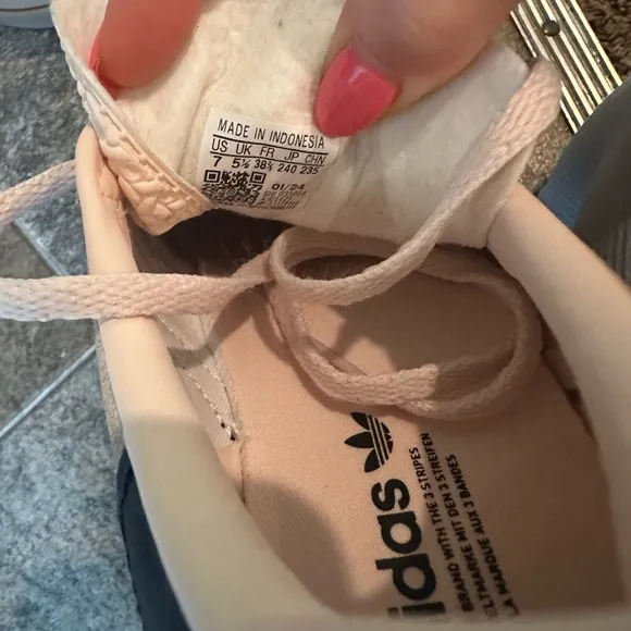 Adidas Gazelle Bold Women's Shoes - Cream and Black