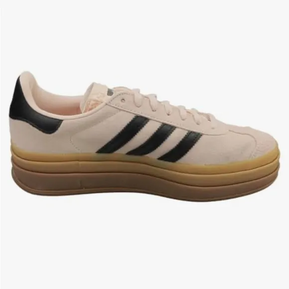 Adidas Gazelle Bold Women's Shoes - Cream and Black