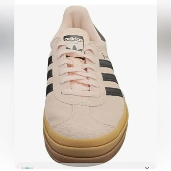 Adidas Gazelle Bold Women's Shoes - Cream and Black