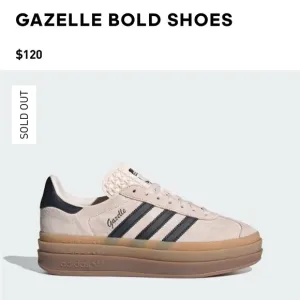 Adidas Gazelle Bold Women's Shoes - Cream and Black