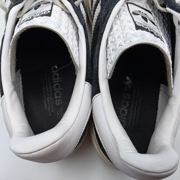 Adidas Gazelle Bold Womens Size 9.5 Black White Platform Sneakers Shoes HQ6912