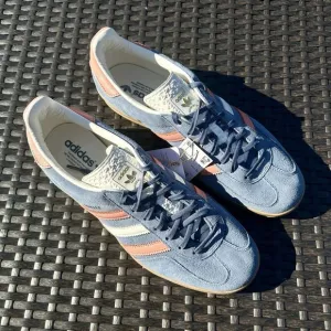 Adidas Gazelle Indoor Blue Blink Wonder Clay Men's Athletic Shoes IG1640 Size 11